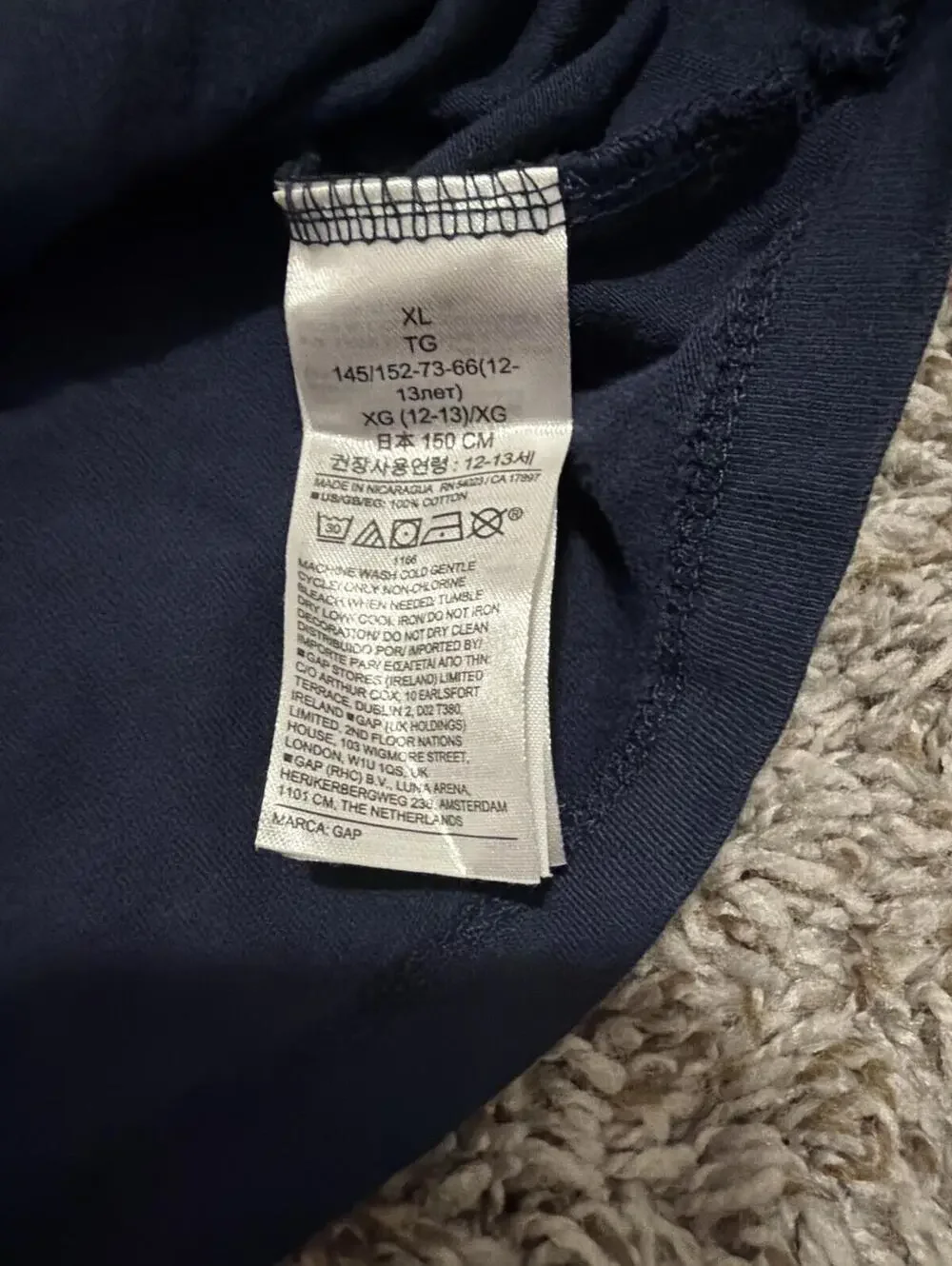 GAP Kids Graphic Boys Tee XL Husky BOOM Basketball